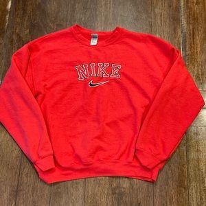 Red Nike Crewneck (Large)